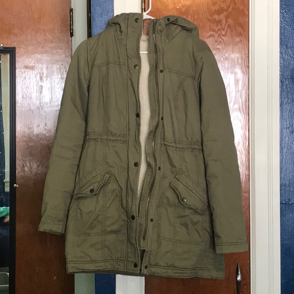 💚Hollister green coat💚